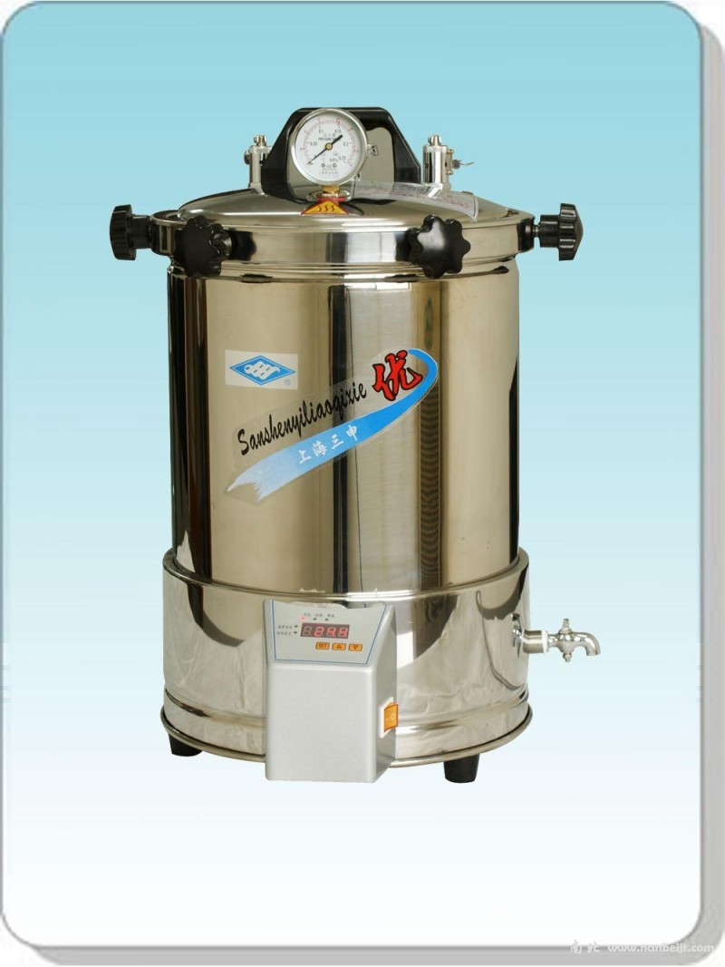 YX280A手提式不锈钢压力蒸汽灭菌器（定时数控）