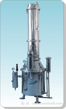 TZ100不锈钢塔式蒸汽重蒸馏水器