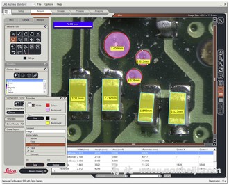 Leica LAS Live Measurement活图测量模块即时显示结果