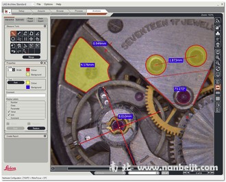 Leica LAS Interactive Measurement广泛的测量种类与非常便利