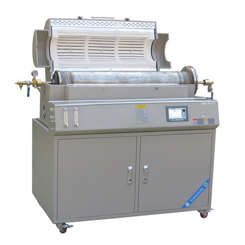 NBD-RT1200-200T2 生产型真空气氛摆振旋转烧结炉1200℃